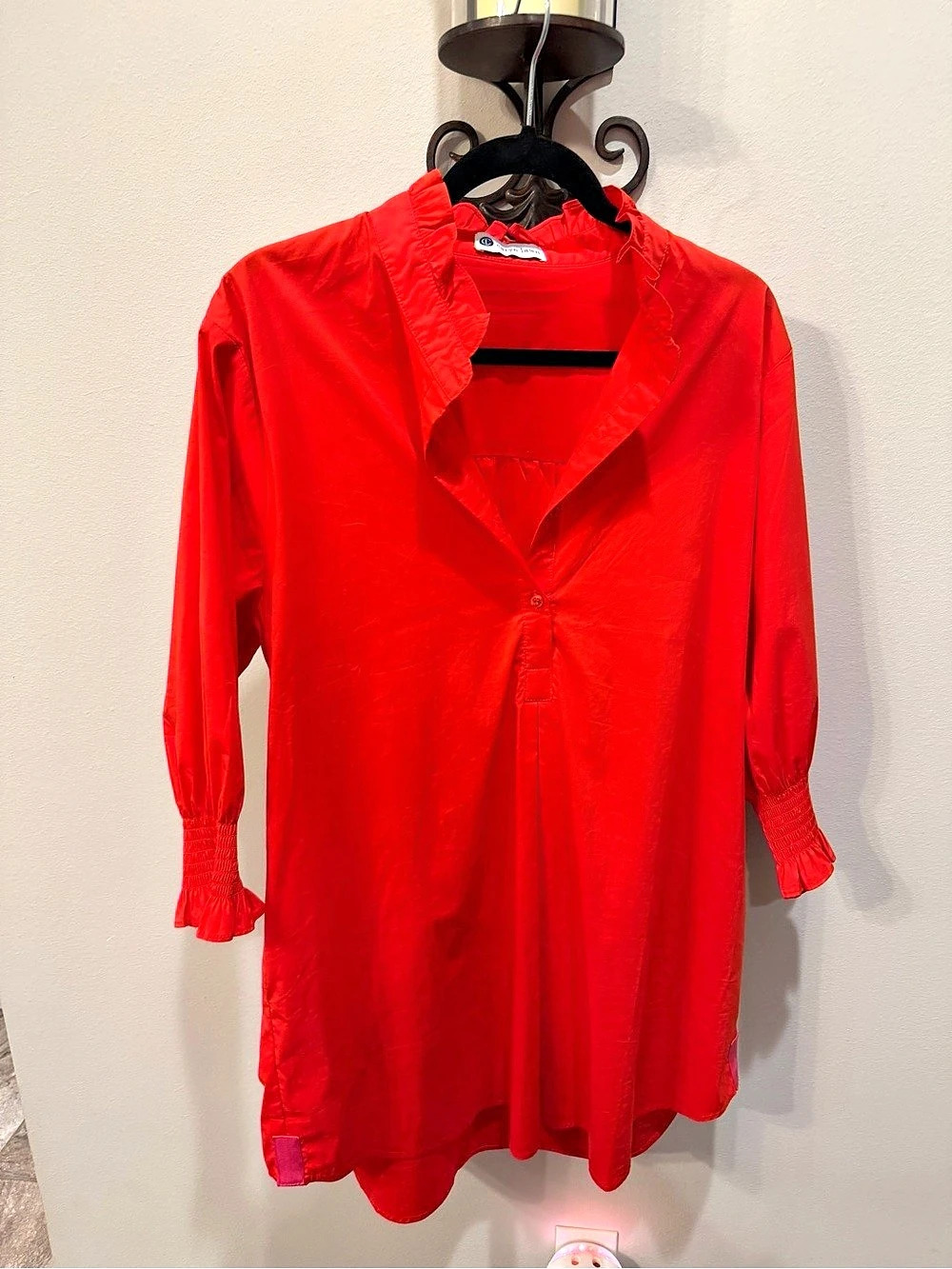Caryn Lawn Red Dress